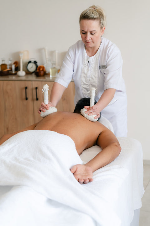 Egyptian Herbal Stamp Massage