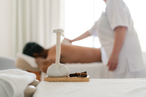 Egyptian Herbal Stamp Massage